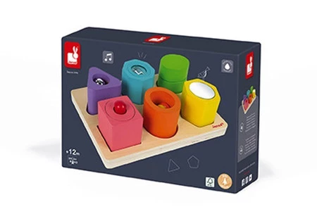 Janod Układanka drewniana sensoryczna