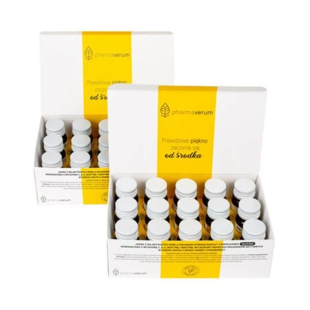 Pharmaverum Beautyllagen® shot Kolagen i Witaminy dla Zdrowej Skóry i Stawów 30 szt x 30 ml