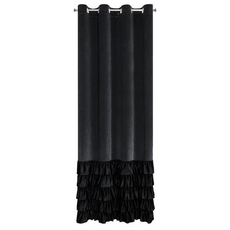 ZASŁONA GOTOWA DANI 140 X 250 CM CZARNY