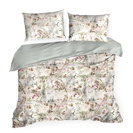 Komplet Pościeli Satynowej Spring 47 220 x 200 cm, Biały