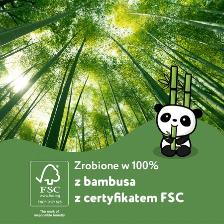 Cheeky Panda, Papier toaletowy trzywarstwowy, 4 rolki