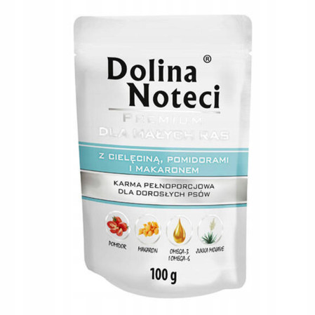 Dolina Noteci Premium małe rasy Cielęcina - Mokra karma dla psów - 100 g