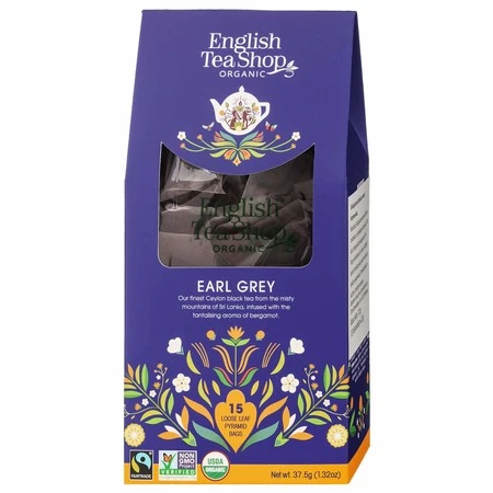 English Tea Shop, Herbata Earl Grey, 15 piramidek