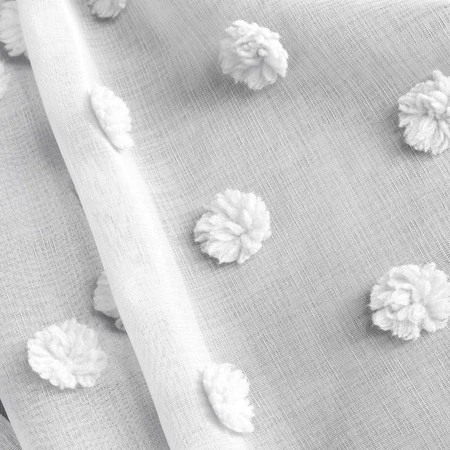 ZASŁONA GOTOWA D91 STELLA 140 X 250 CM BIAŁY