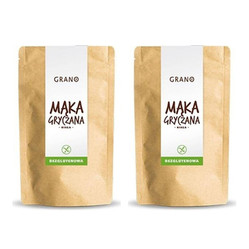 Zestaw: 2x Grano Mąka gryczana biała bezglutenowa 500 g