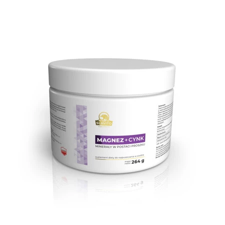 Slavito Magnez + Cynk Slavito w proszku 264 g