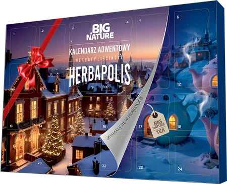 Big nature Kalendarz Adwentowy z herbatami Herbapolis 157,5g