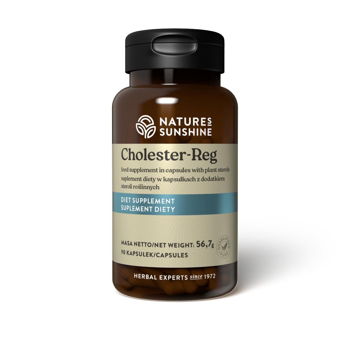 Nature's Sunshine Cholester-Reg na zbyt wysoki cholesterol 90 kaps. - Nabea.pl