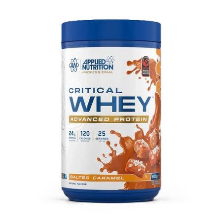 Applied Nutrition Critical Whey odżywka białkowa koncentrat + izolat + hydrolizat 825g smak słony karmel
