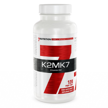 7NUTRITION VITAMIN D3 + K2 MK7 wsparcie dla kości, odporności i układu krążenia 120 kaps.