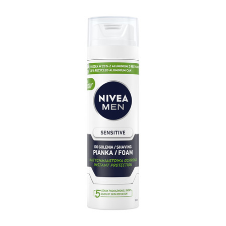 Men Sensitive łagodząca pianka do golenia 200ml