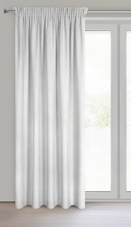 ZASŁONA GOTOWA ERIS NA TAŚMIE 135 X 270 CM SREBRNY