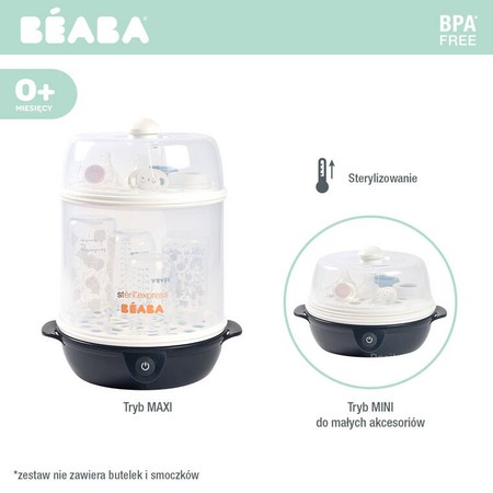 Beaba Sterylizator parowy 2w1 Night blue