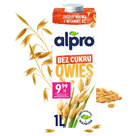 Alpro Napój Owsiany bez cukru 1l