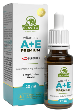 Slavito Witamina A+E w kroplach 20ml