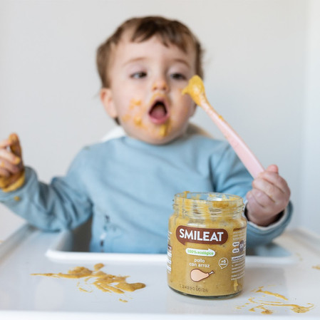 Smileat, BIO Słoiczek z kurczakiem i ryżem 6m+, 230 g