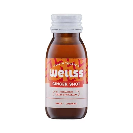 Wellss Shot Ginger. Imbir i limonka 60 ml