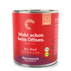 Zestaw 10x HERRMANN'S MANUFAKTUR Selection Dog Bio Rind - bio wołowina z marchwią (800g)