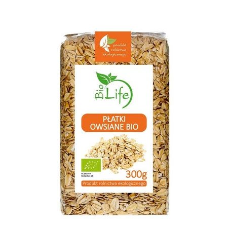 Płatki owsiane ekologiczne BIO 300 g