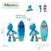 LILLIPUTIENS Magiczna przytulanka do kąpieli surfer Nosorożec Marius 12 m+