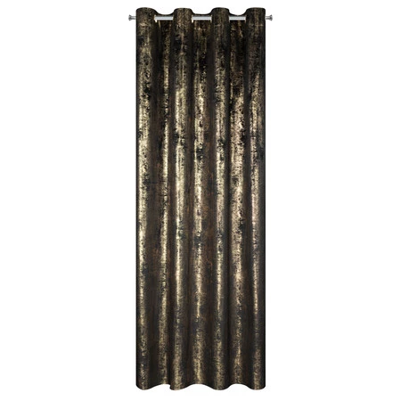 ZASŁONA GOTOWA RENIA 140 X 250 CM CZARNY