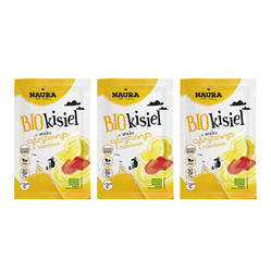 Zestaw: 3x Kisiel o smaku cytrynowo-rabarbarowym BIO 38 g