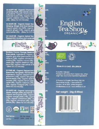 English Tea Shop - Herbata bio wellness - 12 piramidek