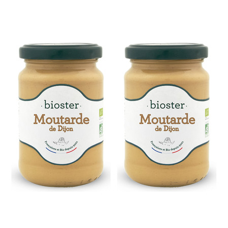 Zestaw: 2x MUSZTARDA DIJON BIO 200 g - BIOSTER