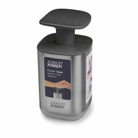 JJ - Dozownik do mydła/płynu Presto™ Steel, grafit