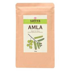 Zestaw 2x Sattva - Maseczka ziołowa do włosów Amla 100g