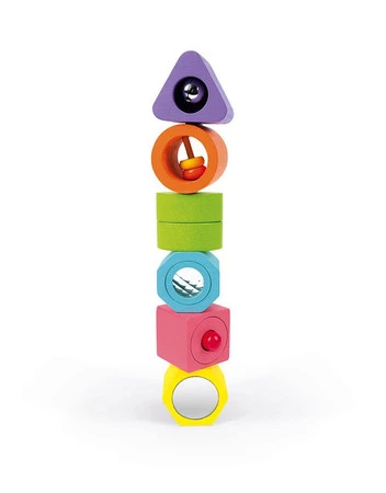 Janod Układanka drewniana sensoryczna