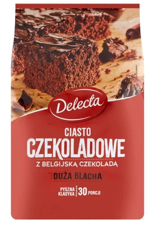 Delecta Ciasto Duża Blacha czekoladowe 670 g