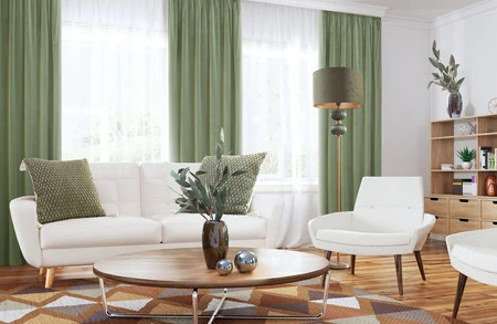 FIRANA GOTOWA TAMINA NA TAŚMIE 350 X 270 CM BIAŁY