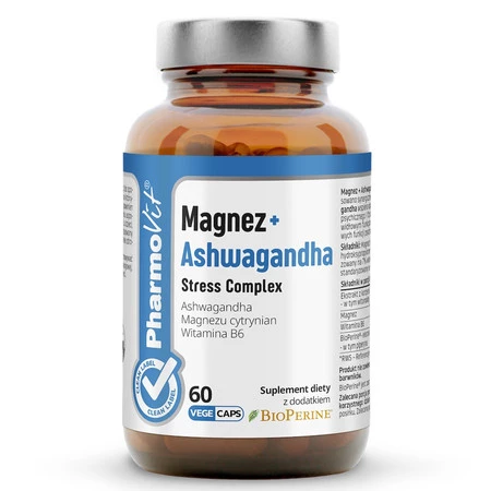 Pharmovit Magnez + Ashwagandha 60 kaps.
