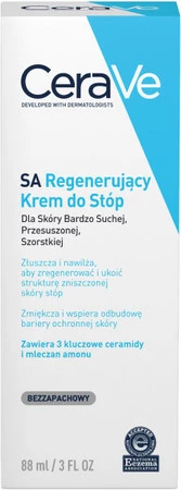 Cerave SA Regenerujący, krem do stóp – 88 ml