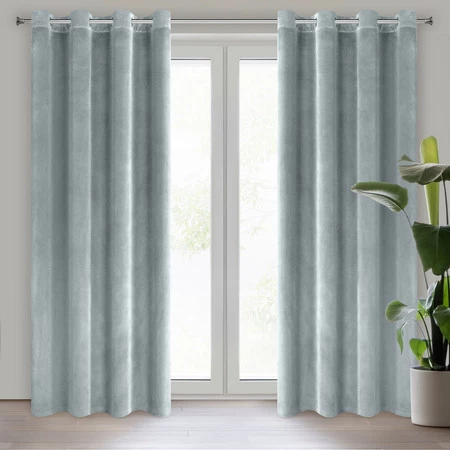 ZASŁONA GOTOWA SAMANTA 140 X 250 CM SZARY