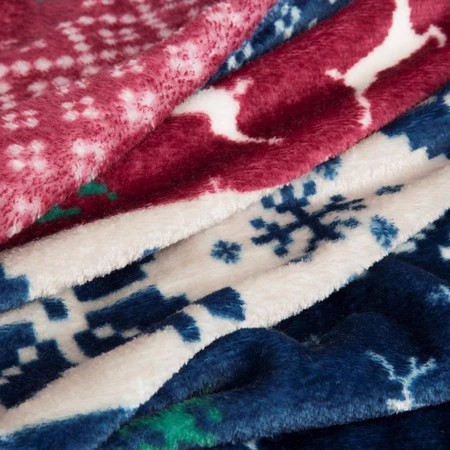 Koc świąteczny 150x200 cm ze skandynawskim wzorem