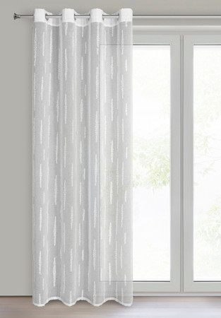 ZASŁONA GOTOWA ALENI 140 X 250 CM BIAŁY