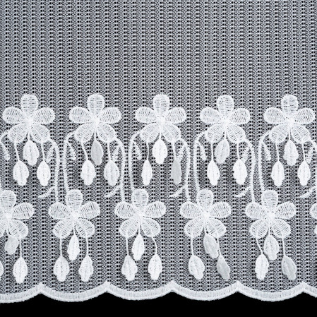 FIRANA GOTOWA SADIE 300 X 150 CM BIAŁY
