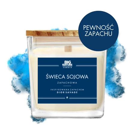 Świeca soj. zap. WILD SPIRIT (insp. Dior S.) 205g