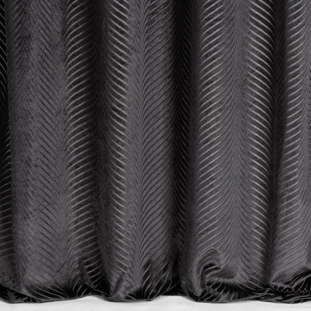 ZASŁONA GOTOWA LUSSI 140 X 250 CM CZARNY