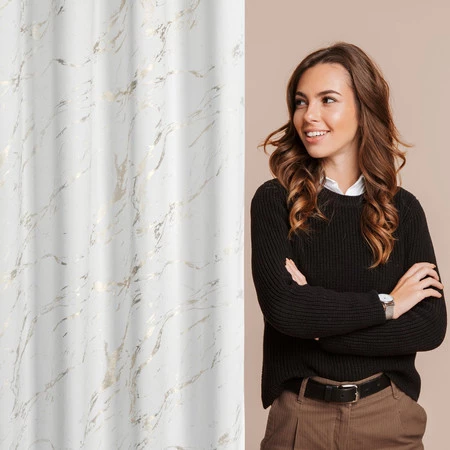 ZASŁONA GOTOWA MOLLY 140 X 250 CM BIAŁY