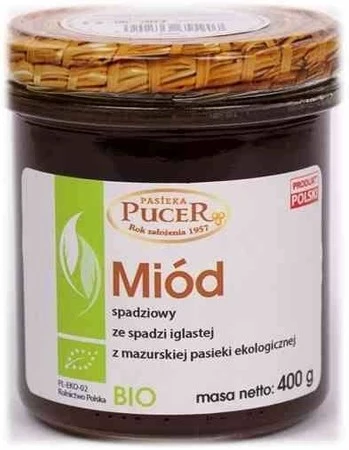 Miód spadziowy ze spadzi iglastej BIO 400 g