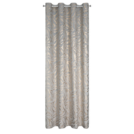 ZASŁONA GOTOWA MILENA 140 X 250 CM SREBRNY