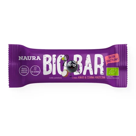 Zestaw 10x Baton Czarna porzeczka & Kokos BIO 35 g