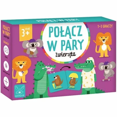 Połącz w pary Zwierzęta gra Kangur