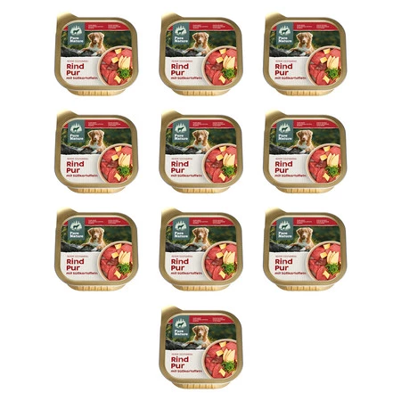 PURE NATURE DOG Rind Pur - wołowina z batatami i jabłkami dla dorosłych psów (150g)