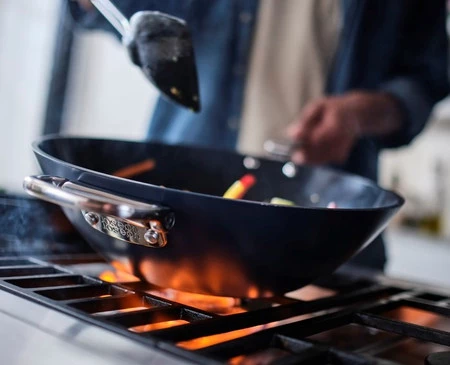 JJ-Wok 32cm ze składanymi uchwytami Space