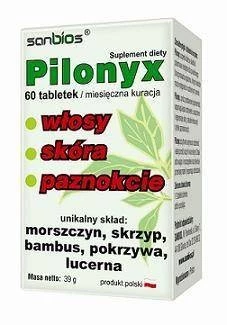 Sanbios Pilonyx 60 T Włosy, Skóra, Paznokcie