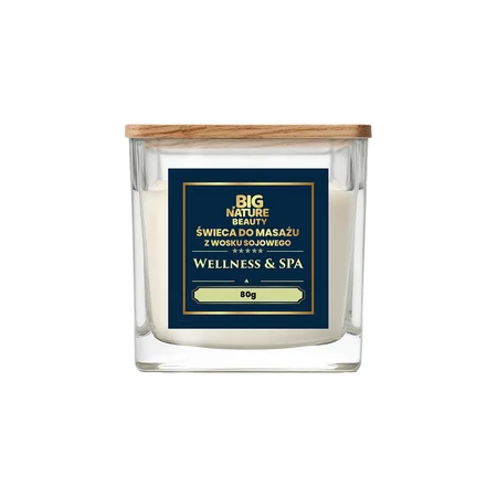 Big Nature Świeca sojowa do masażu WELLNESS i SPA 80g